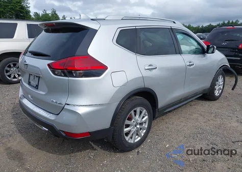 2017 Nissan Rogue Sv z USA, uszkodzony, nr VIN 5N1AT2MV4HC781625